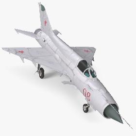 Fighter MiG-21 Fishbed Russian